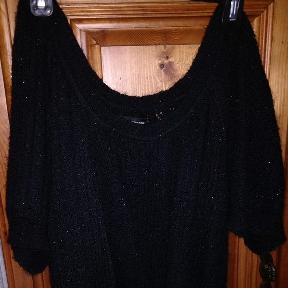 Express Sparkly Balloon Sleeve Sweater - Picture 5 of 6